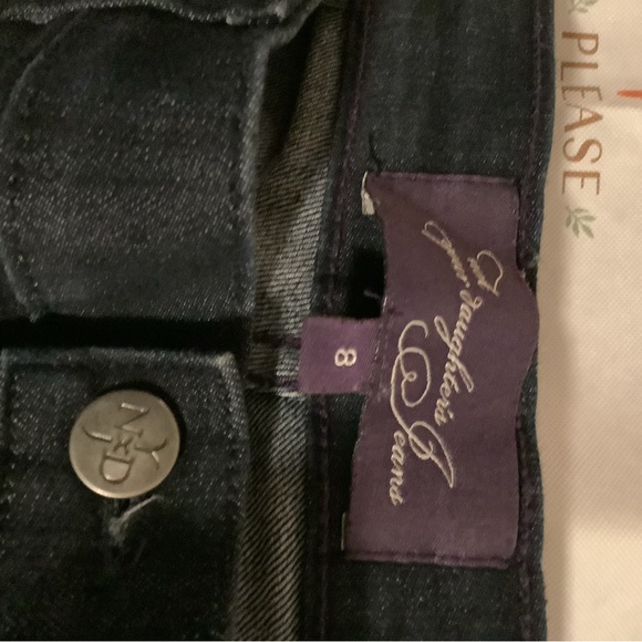 NYDJ slimming stretch straight leg jeans high rise Women’s Size 8 30W 32L - Picture 2 of 4